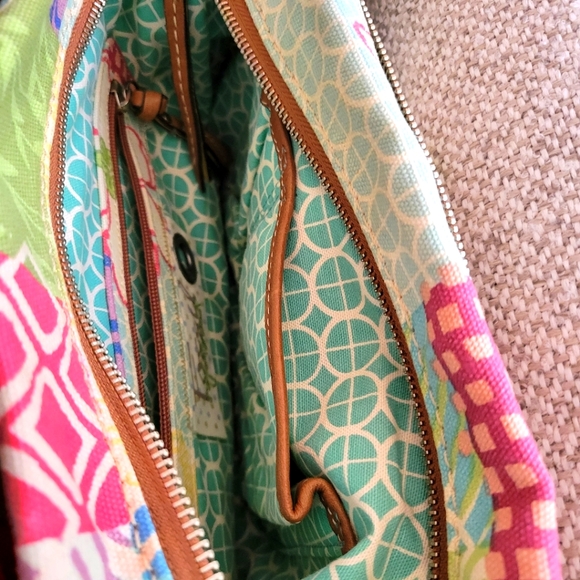 - Vintage Fossil Canvas Bag NWOT - Picture 7 of 7